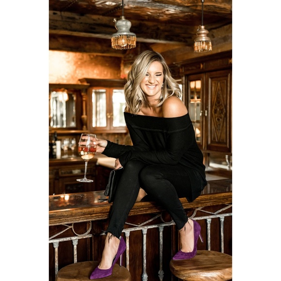 Gibson x Living in Yellow Fleece Off the Shoulder - Picture 7 of 8